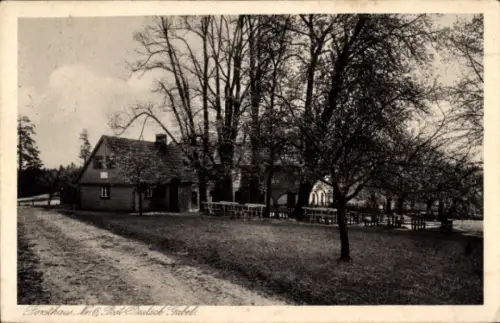 Ak Deutsch Gabel Region Reichenberg, Forsthaus Nr 6
