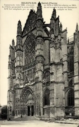 Ak Beauvais Oise, Kathedrale St. Pierre