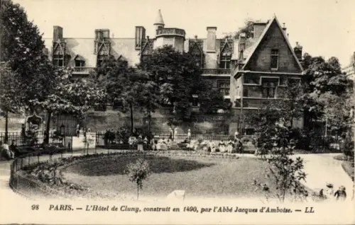 Ak Paris V, Rathaus von Cluny