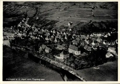 Ak Bieringen Schöntal in Württemberg, Luftaufnahme