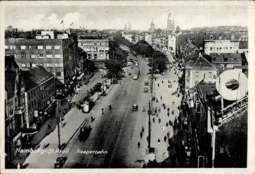 Ak Hamburg Mitte St. Pauli, Reeperbahn