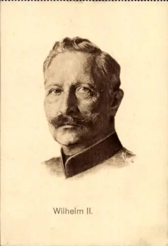 Ak Kaiser Wilhelm II., Porträt