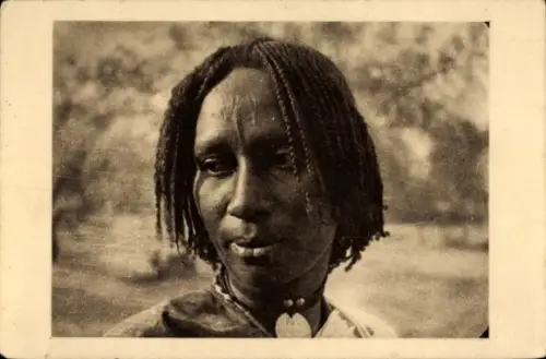Ak Tchad, Femme de Fort Lamy, Portrait einer jungen Frau