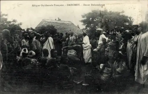 CPA Afrique occidentale Française, Dahomey, Danse Dahoméenne