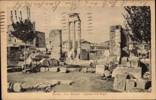 Ak Roma Rom Lazio, Foro Romano