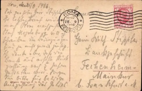 Ak Roma Rom Lazio, Foro Romano