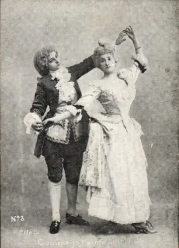 Ak Tanzpaar, Tanz, Tanzende Menschen