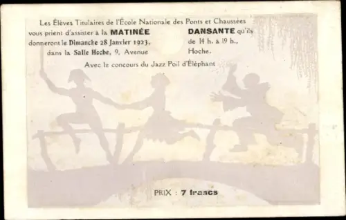 Künstler Ak Tanzende auf der Brücke