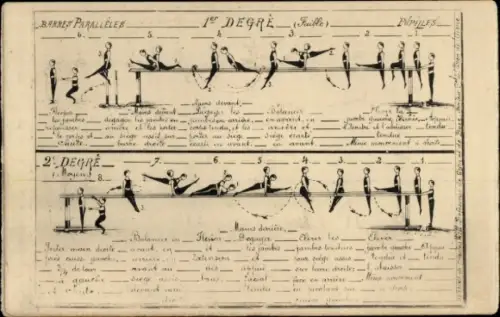 Künstler Ak Will, Charles, Turnübungen