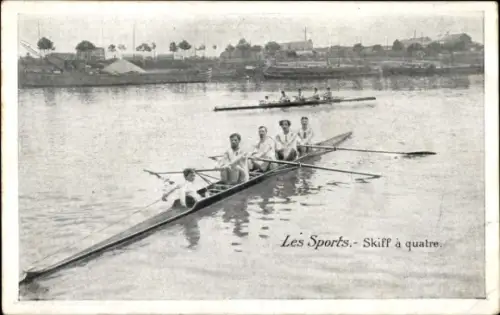 Ak Ruderer im Vier Personen Kajak