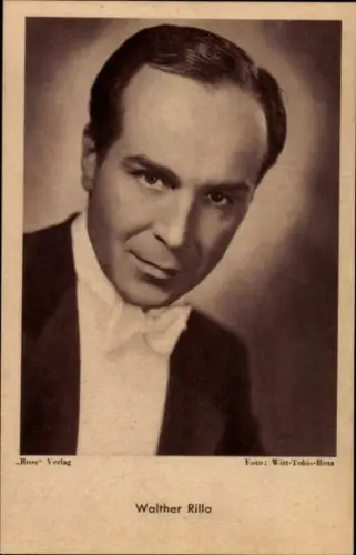Ak Schauspieler Walther Rilla, Portrait