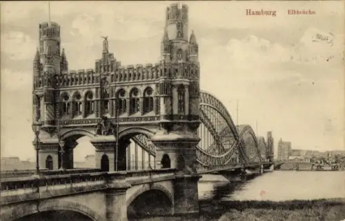 Ak Hamburg Mitte Altstadt, Elbbrücke