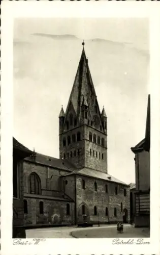 Ak Soest in Westfalen, Patrokli-Dom, Soest i W,  Architektur, schwarz-weiß