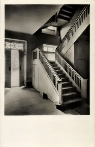 Ak Paretz Ketzin Havel, Treppenhaus im Schloss, für Friedrich Wilhelm III erbaut
