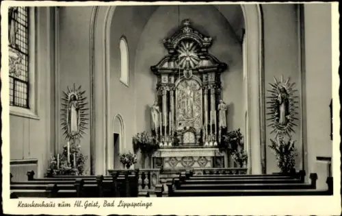 Ak Bad Lippspringe in Westfalen, Altar, Krankenhaus zum Hl. Geist, Bad Lippspringe