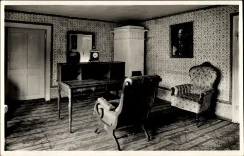 Ak Paretz Ketzin an der Havel, Schloss, Arbeitszimmer Friedrich Wilhelm IV