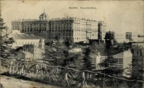 Ak Madrid Spanien, Palacio Real,   Architektur, 
