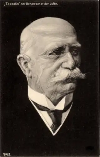 Ak Luftschiffkonstrukteur Ferdinand Graf von Zeppelin, Portrait