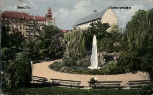 Ak Berlin Neukölln, Wildenbruchplatz