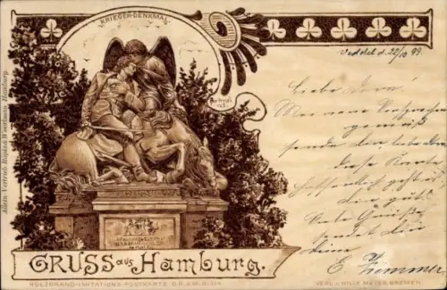Litho Hamburg, Kriegerdenkmal