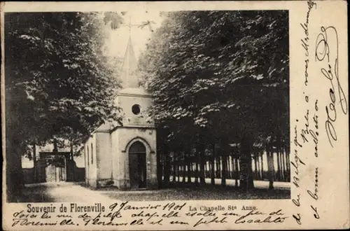 Ak Florenville Wallonien Luxemburg, La Chapelle Ste Anne