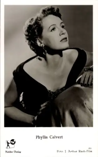 Ak Schauspielerin Phyllis Calvert, Portrait