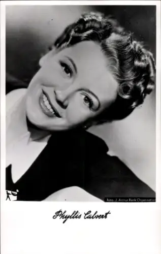 Ak Schauspielerin Phyllis Calvert, J. Arthur Rank Organisation