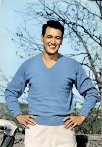 Ak Schauspieler Rock Hudson, Portrait