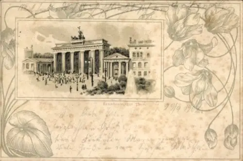 Passepartout Litho Berlin Mitte, Brandenburger Tor