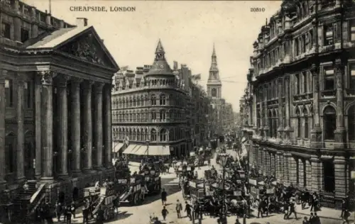 Ak London City England, Cheapside
