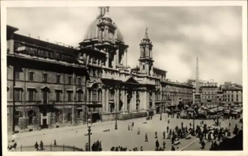 Ak Roma Rom Lazio, Piazza Navona