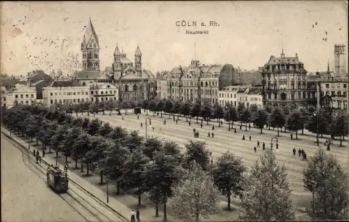 Ak Köln am Rhein, Neumarkt