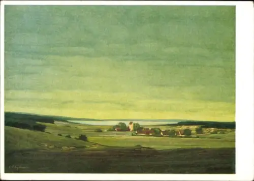 Künstler Ak Engelhardt, Gustav Adolf, Oberbayrische Landschaft, Künstler-Hilfswerk 1937