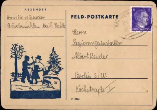 Handgemalt Ak Blumen