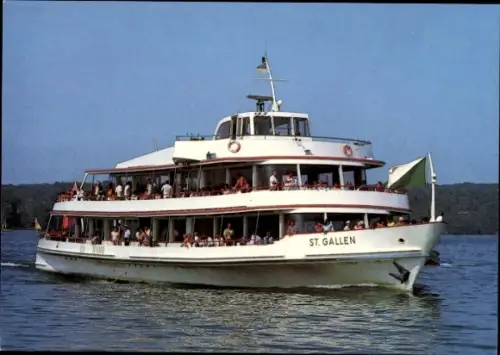 Ak Bodensee, Motorschiff St. Gallen