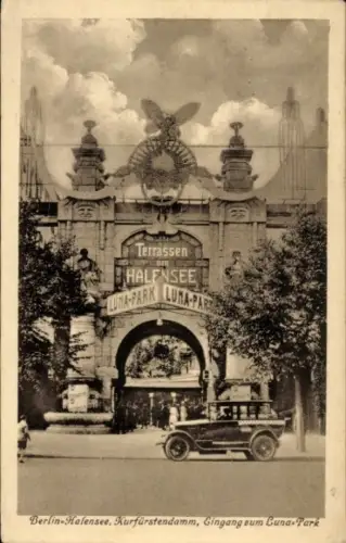 Ak Berlin Charlottenburg, Kurfürstendamm, Lunapark