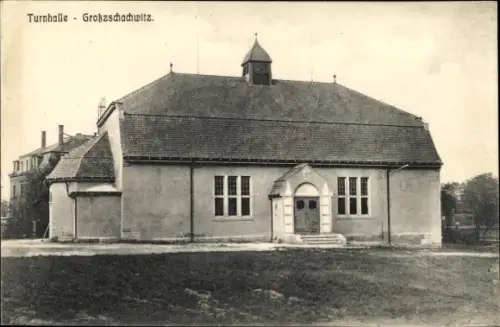Ak Dresden Leuben Großzschachwitz, Turnhalle