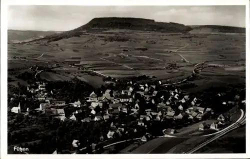 Ak Fützen Blumberg am Schwarzwald, Fliegeraufnahme