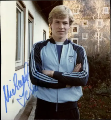 Foto Autogrammkarte Fußballer Michael Scheike, Eintracht Braunschweig, Autogramm