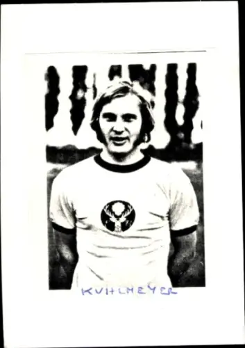 Autogrammkarte Fußballer Gerd Kuhlmeyer, Eintracht Braunschweig, Autogramm