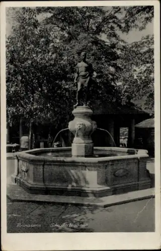Ak Pirmasens am Pfälzerwald, Schusterbrunnen