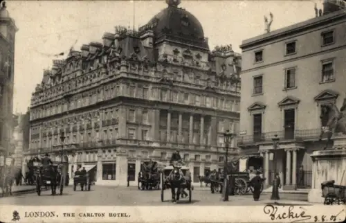 Ak London City England, das Carlton Hotel