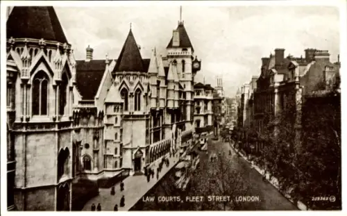 Ak London, Law Courts, Fleet Street