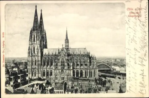 Ak Köln am Rhein, Kölner Dom, Gesamtansicht