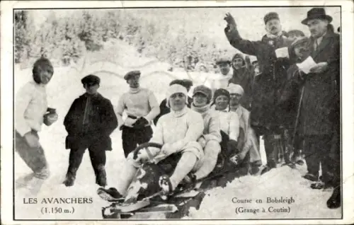 Ak Les Avanchers, Course en Bobsleigh, Grange à Coutin