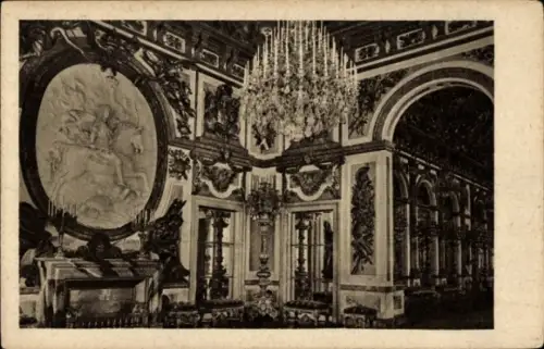 Ak Herrenchiemsee Herreninsel Chiemsee Oberbayern, Schloss, Kriegssaal