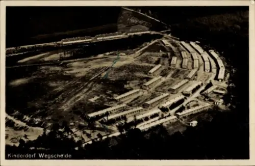 Ak Bad Orb im Spessart, Wegscheide, Fliegeraufnahme