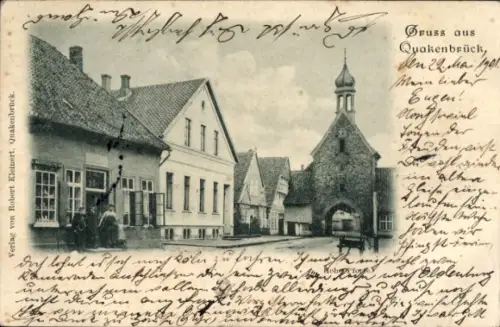 Ak Quakenbrück in Niedersachsen,  aus  Verlag von Robert Kleinert, Datum 22. Mai 1905