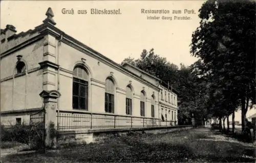Ak Blieskastel im Saarland, Restauration zum Park