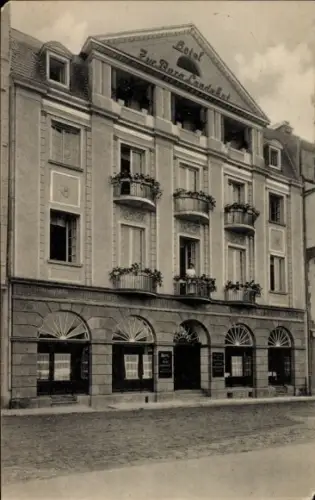 Ak Landshut in Niederbayern, Hotel Zur Burg  32 Zimmer, 42 Betten, neuerbaut